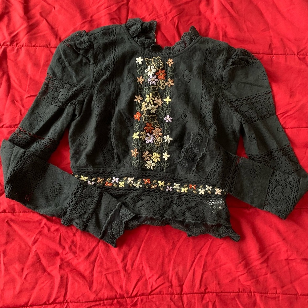 Free People Garden Grace Top